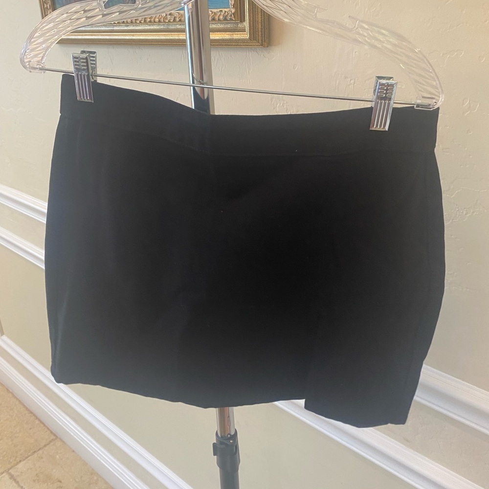 Lioness black denim skirt